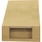 Ekena Millwork 5-inch W x 6-inch D x 6-inch H Burlington Rough Cedar Woodgrain TimberThane Knee Brace, Primed BRCUR05X06X06BURRCPR - alternate 3